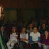 Für eine faire Zukunft: Holger Krohn vom Verein Die Multivision e.V. bei einem Vortrag über den ökologischen Fußabdruck am Mädchenbildungswerk in Gemünden.