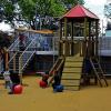 Kindergarten St. Salvator: Wo früher im Spielbereich Beton war, liegt nun ein sturzschonender Gummiboden.