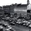 Postplatz: So sah der heutige Georg-Wichtermann-Platz in den 1970ern aus. Damals schon gab es eine Baum-Initiative.