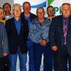 Ausgezeichnet: Die beiden stellvertretenden Obmänner der Schiedsrichtergruppe Bad Neustadt Steffen Malzer (von links) und Norbert Hemmerich gratulierten Leonhard Seubert, Willi Gründl, Gerhard Schell, Heinz Trenk, Günter Amend, Werner Hemmerich und Herbert Rösch zu mindestens drei Jahrzehnten ehrenamtlicher Schiedsrichtertätigkeit ebenso wie Kreis- und Gruppenschiedsrichterobmann Harald Schreiber und Bezirks-Schiedsrichterobmann Norbert Kröckel.
