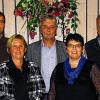 Referenten des Symposiums (von links): Anton Baier (katholischer Seelsorger), PD Dr. Martina Rauchfuß, Prof. Dr. Peter Herschbach, Dr. Georgina Mihalka-Kisitzky und Dr. Johannes Wilkens