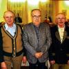 Viele Jahre treu: Mit Bürgermeister Wolfgang Küber (rechts) ehrte der Vorsitzende des Verschönerungsvereins Rieneck, Waldemar Müller (Zweiter von rechts) langjährige Mitglieder (von links) Maria Wischert, Anton Breitenbach und Norbert Küber.