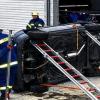 Opel Astra fachmännisch zerlegt: Unter der Federführung von Andreas Stebner und Christian Brunn fand für die Helfer des THW-Ortsverbandes Lohr eine Ausbildungseinheit zur technische Hilfeleistung nach einem Verkehrsunfall statt.