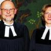 Neue Pfarrerin: Pfarrerin Eva Thelen, die insbesondere die Gläubigen in Zellingen und Retzbach betreuen wird, wurde innerhalb eines Gottesdienst offiziell vorgestellt. Im Bild (von links): Pfarrer Matthias Hörning (Billingshausen), Pfarrer Paul Häberlein (Karlstadt), Eva Thelen und der stellvertretende Vertrauensmann Stefan Krempel (Zellingen).