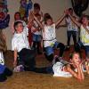 Auch die Jüngsten mischen mit: Die „Partymäuschen“ bei ihrem Auftritt in Rimbach.