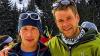 Teilnehmer am Ski-Trail: Andi Grau (links) und Benedikt Hergenhahn nach dem Rennen.