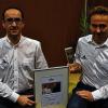 Mit Parkett-Star: Christoph (links) und Klaus Bauer.