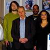 Kreisverband der Bayernpartei neu gegründet: (von links) Bezirksvorsitzender Uwe Hartmann, Christian Fröhlich, Günter Groß, James Sticht, Pelin Ruppert und Reiner Frosch.