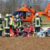 Am Flugplatz Großostheim-Ringheim (Landkreis Aschaffenburg) ist am Samstagnachmittag ein Motorsegler abgestürzt.