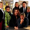 Ehrungen im Steuerbüro Müller für lange Treue zur Kanzlei. Das Foto zeigt von links Maria Behr, Chefin Martha Müller, Heike Kiesel (stehend), davor Judith Wahler, Steuerberater Mike Pfeifer, davor Andrea Kirchner und Annemarie Voullié.