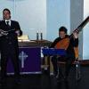 Aus der Barockzeit: Lieder und Instrumentalstücke aus der Zeit des Barock bot der Altus-Sänger Matthias Lucht (links), begleitet auf der Laute von Johannes Vogt (rechts), in einem Konzert in der Kirche St. Johannis in Karlstadt.