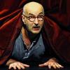 Heute weder Hamlet: Hans-Joachim Rodewald als Vorhangzieher in Hamlet.