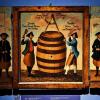 Zünftig: Klapptafel der Nürnberger Fassmacher.