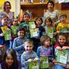 Bib-fit sind die Ramsthaler Vorschulkinder, sie erhielten jetzt den Bibliotheksführerschein.