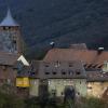 Anblick damals wie heute: Die Burg Rothenfels bietet auch heute noch ein Bild wie im Mittelalter.