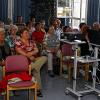Lebertag: Rund 50 Besucher informierten sich im Karlstadter Gesundheitsportal über das lebenswichtige Organ. Referenten waren Internist Prof. Dr. Peter Langmann (im Bild) und Ernährungsberaterin Anja Brückler.