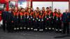 (pa)   Erstmals in der Geschichte der Feuerwehr Wollbach legten mit Natalie Werner und Katharina Schier zwei junge Frauen die Leistungsprüfung ab. Zusammen mit ihren 13 männlichen Kollegen stellten sie ihre Schlagfertigkeit unter Aufsicht des Schiedsrichter-Trios Josef Freund (Windshausen), Roland Krisam (Löhrieth) und Hermann Schuhmann (Niederlauer) unter Beweis. Im Bild hinten von links: Schiedsrichter Roland Krisam, Thomas Hemmert (Gold/blau), Jochen Benkert (Gold/blau), Daniel Straub (Gold/grün), Lukas Romeis (Gold), Markus Mölter (Gold), Christoph Baumeister (Gold), Max Reder (Bronze), Christoph Zirk (Gold/rot); vorne von links: Schiedsrichter Josef Freund, stellvertretender Kommandant und Ausbilder Klemens Werner, Christian Dufour (Gold/grün), Christoph Müller (Bronze), Natalie Werner (Bronze), Katharina Schier (Bronze) Joachim Hoch (Bronze), Thorsten Reichert (Gold/rot) und Schiedsrichter Hermann Schuhmann.