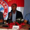 Im Dialog: (von links) Markus Meindl (Teamleiter Fan- und Fanclubbetreuung des FC Bayern München), der frühere Torhüter Raimond Aumann (Abteilungsleiter Fan- und Fanclubbetreuung des FC Bayern München) sowie Alexander Gross (Sprecher Fandialog) diskutierten in Burgsinn mit den Vertretern der unterfränkischen Fanclubs, wie die Zusammenarbeit zwischen dem FC Bayern und seinen Fans weiter verbessert werden kann.