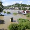 Das Main-Hochwasser: der Fluss steigt langsam
