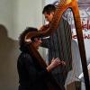 Berührend in jedem Augenblick: Johanna Seitz und Christoph Mayer setzten zu ihrer Musik auch eindrückliche optische Akzente.