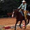 Westernreiten: Daniela Steigerwald und Special Pines Leo sicherten sich in der Disziplin Reining LK 4 den zweiten Platz.