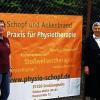 (ppe)   Die Volkacher Physiotherapiepraxis Schopf und Ankenbrand, vertreten durch Michael Schopf und Charly Ankenbrand, spendete dem Volkacher Hort ein neues Spielhaus im Wert von 500 Euro. Die Physiotherapeuten mit der Praxis am Rosengarten unterstützen gerne das Spielplatzprojekt des Hortes, da laut Mitteilung Bewegungsmöglichkeiten und Erlebnisräume heutzutage für Kinder sehr wichtig sind. Die Kinder benötigen das Spielhaus auf ihrem neuen Spielplatz und warten schon gespannt darauf. Über diese Spende freuten sich – stellvertretend für die Hortkinder – Schwester Oberin Kunigild Steer und die Hortleiterin Inka Bäuerlein.