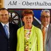 Reinhard Pirner (links) verabschiedete Erhard Schumann und dankte seiner Ehefrau Sylvia.