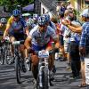 Aus für Spessart-Bike-Marathon: Am 24. Juni 2012 quälten sich die Fahrer, angefeuert von begeisterten Zuschauern, den steilen „Grabig“ in Frammersbach hoch. Heuer sollte das Rennen im Oktober stattfinden, wurde jetzt aber abgesagt, weil sich bislang nur rund 200 Starter meldeten.