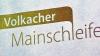Wenn die Fahnen wehen: Das neue Volkach-Logo.