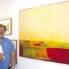 Die Landschaftskompositionen des Hanauer Künstlers Georg E. Pientka (links) zeigt Galerist Werner Jannek in seinem Kunstraumhofgasse in Marktheidenfeld bis zum 21. September.
