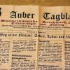 Wieder auferstanden: Extra zur Kirchweih 2013 gibt's eine Neuauflage des Auber Tagblattes.