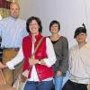 Acht Jahre Einsatz für den Erhalt eines Denkmals: die engagierten Zollhaus-Renovierer (von links):  Roland und Helga Elbert, Patricia und Markus Wessely.