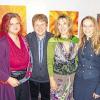 Mandalakünstler: (von links) Doris Ruf, Jochen Niemuth, Karin Ziegler und Irene Dallmayer im Zendo am Saupurzel in Karlstadt.