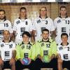 Die erste Mannschaft vor dem Saisonstart: (vorne von links) David Brand, Christian Beißner, Uwe Schmeier, Florian Schlick, Philipp Schmitt, Lukas Conrad, Adam Schendzielorz, Mariusz Klak; (hinten von links) Abteilungsleiterin Christiane Krapf, Sebastian Krapf, Marcel Ott, Sebastian Gerber, Julius Schuchbauer, Benjamin Schmitt, Wojicech Lawniczak, Trainer Stefan Knötgen (es fehlen: Sebastian Rosentritt, Thorsten Pfaff).