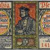 Notgeld mit Meister Dill als Motiv. Druck: Stürtz AG, FOTO: Stadtarchiv