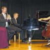 Trio a quattre: Mitglieder der Bamberger Symphoniker beim Konzert im Schüttbau.