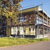 Leicht im Verzug: Das Bürgerhaus von Windheim wird voraussichtlich im November fertig.