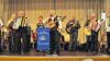 Da sang jeder mit: Die Prominentenband aus Bad Königshofen begeisterte in Gaukönigshofen beim zweiten „Singen der Königshöfe“.