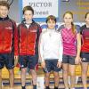 Für den BC Bad Königshofen bei den bayerischen Meisterschaften am Start: Nils Fischer (von links), Linus Stengel, Leander Adam, Isabel Erhard und Hannah Wiesenmüller.