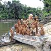 Bei den Yanomami: Christina Haverkamp bei ihrem Besuch in Brasilien.