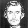 Edvard Munch, Selbstbildnis aus dem Jahr 1895.
