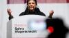 Wahlkampfauftakt in München: Wagenknecht wirbt für ihr BSW.