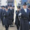 Hauptmann voran: Georg Wagner führt die Bürgerwehr.