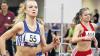 An ihr führt kein Weg vorbei: Jessica Schottorf (links) vom TSV Bad Kissingen schaffte bei den bayerischen Meisterschaften auch im Sprint den Durchbruch. Neben dem Sieg im Hürdenlauf durfte sie sich zudem über Silber im Finale über 60 Meter freuen.