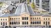 Bleibe gesucht: Das Modell des Ludwigsbahnhofs ist ab Mittwoch bei der Sparkasse Mainfranken Würzburg zu sehen.
