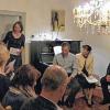 Salon-Gespräch im Martinshof: Adelheid von Schwerin, eine Nachfahrin des Künstlers Felix Mendelssohn-Bartholdy, erzählte Episoden aus dem Leben von vier Generationen Mendelssohn.
