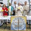 Marienhain: Die Pfarreiengemeinschaft mit Sitz in Herlheim wurde erst im Juli 2010 gegründet. Nun soll sie schon wiederaufgebrochen werden. Im Bild der Leiter der Gemeinschaft, Pfarrer Andreas Engert (Mitte am Altar) bei der Gründungsfeier.