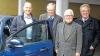 Neues Auto für das Aphasiker-Zentrum Unterfranken: Im Bild (von links): Geschäftsführer Thomas Hupp, Peter Motsch , Dieter Gekle und Walter Sax.