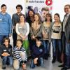 Große Freude bei den Münnerstädter Teilnehmern: Im Bild (von rechts) Joachim Schwigon, Lara Holzheimer, Patricia Rose, Simona Rose, Petra Bieber, Marie Poppe, Patrick Halboth und Stefan Schmidt. Davor kniend (von rechts) Leo Benkert, Florian Schmucker und Yannis Wüst.
