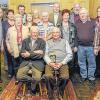 Ehrungen beim Bürgerverein: Mitglieder wurden für ihr langjähriges Engagement ausgezeichnet. Im Bild (von links) zweiter Vorsitzender Ernst, August Wunderlich, Rudolf Pfaff, Jenny Wunderlich, Anne-Maria Pfaff, Klaus Brand, Heike Reder, Karin Weber, Brigitte Stock, Sigurd Stock, Monika Hartmann, Vorsitzender Harald Grohganz, Horst Siebenlist, Cornelia Grohganz, Fred Eberlein und (sitzend von links) Erich Häusler  und Ernst Rothe.